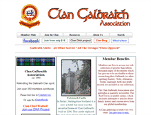 Tablet Screenshot of clangalbraith.org